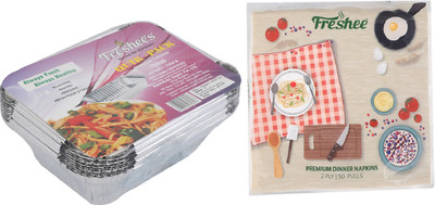 Freshee Aluminium Grocery Container  - 250 ml(Silver)