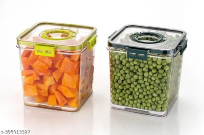 ASPIDO Plastic Utility Container  - 1600 ml(Pack of 2, White)