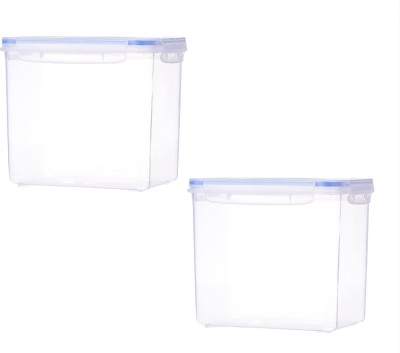 Flipkart SmartBuy Plastic Utility Container  - 1800 ml(Pack of 2, Clear)