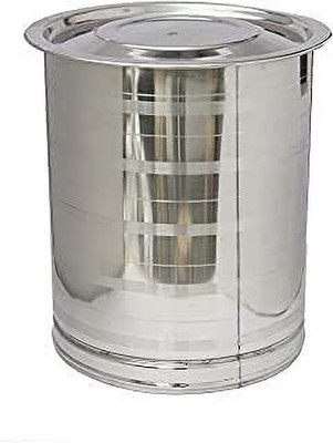 ROSTER Steel Grocery Container  - 32 L(Silver)