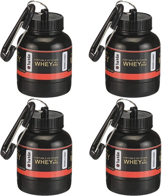 TRUE INDIAN Plastic Utility Container  - 30 ml(Pack of 4, Black)