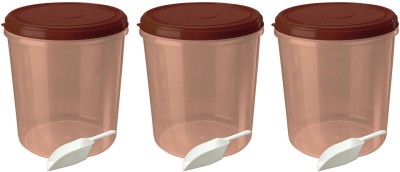 Randal Plastic Utility Container  - 15000 ml(Pack of 3, Brown)