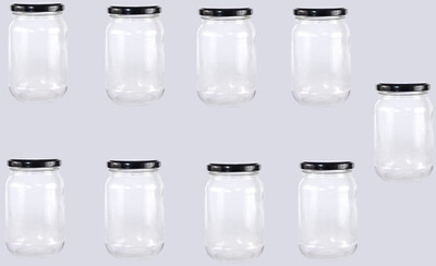 1st Time Glass Utility Container  - 1000 ml(Pack of 9, Clear)