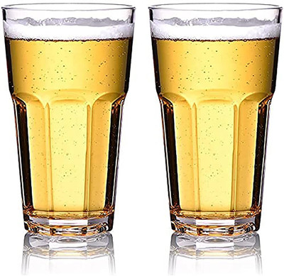 NITYANAVIN Glass Milk Container  - 500 ml(Pack of 2, Clear)