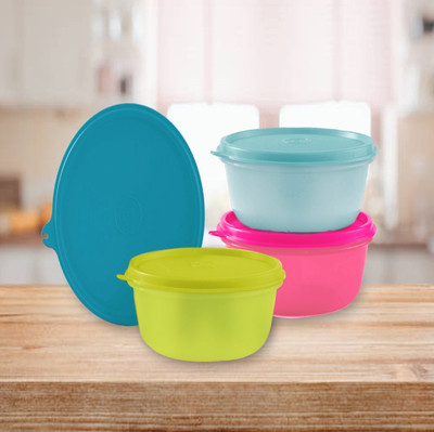 TUPPERWARE Polypropylene Utility Container  - 600 ml(Pack of 4, Multicolor)