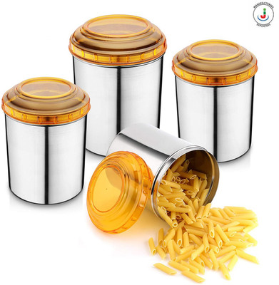 RK Steel Utility Container  - 5200 ml(Pack of 4, Orange)