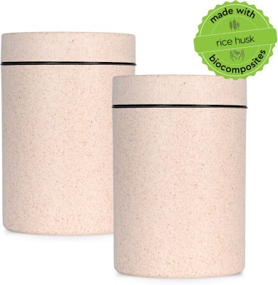 Eha Biocomposite Grocery Container  - 700 ml(Pack of 2, Off White)