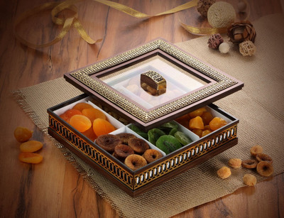 Nabhya Plastic Grocery Container  - 500 ml(Brown)