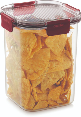 cello Plastic Grocery Container  - 2 L(Brown)