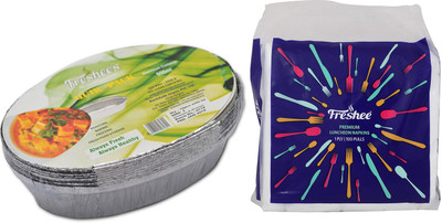 Freshee Aluminium Grocery Container  - 600 ml(Silver)