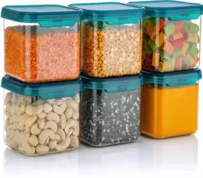 Ecodex Plastic Grocery Container  - 550 ml(Pack of 6, Blue)