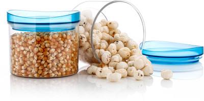 Parfect Plastic Grocery Container  - 500 ml(Pack of 4, Multicolor)