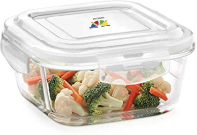 miRim Glass Grocery Container  - 400 ml(Pack of 2, Clear)