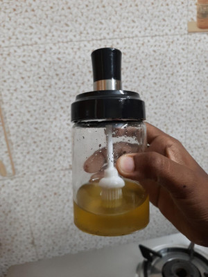 DN BROTHERS Glass Honey Jar  - 250 ml(Clear)