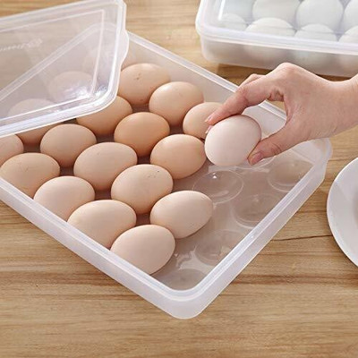 MOOZICO Plastic Egg Container  - 2 ml(Clear)