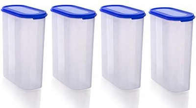 ZENOVIA Plastic Grocery Container  - 2500 ml(Pack of 4, Blue)