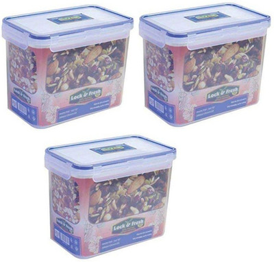 AVAIKSA Plastic Utility Container  - 3570 ml(Pack of 3, White)