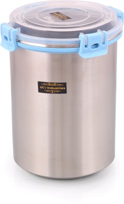 Dev Industries Stainless Steel Grocery Container  - 1800 ml(Blue)