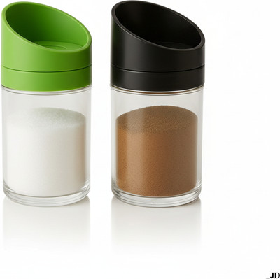 DRUMSTONE Plastic Pickle Jar  - 250 ml(Pack of 2, Multicolor)