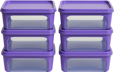 Unica Plastic Utility Container  - 200 ml(Pack of 6, Violet)
