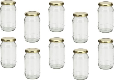 AFAST Glass Utility Container  - 400 ml(Pack of 10, Clear)