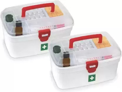 SIDDHESHWAR TRADING Plastic Utility Container  - 2500 ml(Pack of 2, White)