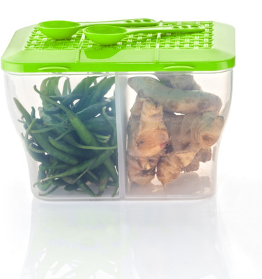 FIT 4 CHEF Polypropylene Fridge Container  - 2000 ml(Green, Multicolor)
