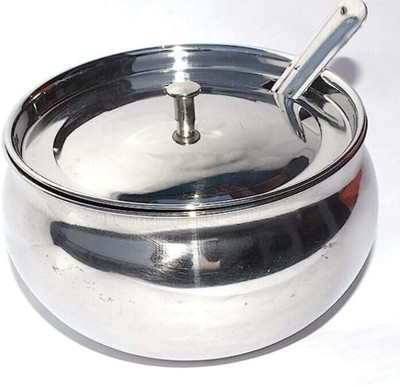 Yozti Stainless Steel Honey Jar  - 250 ml(Silver)