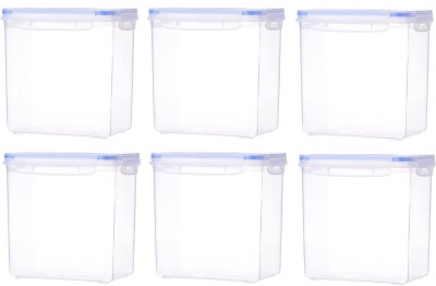 Kritika Enterprise Plastic Utility Container  - 2400 ml(Pack of 6, Clear)