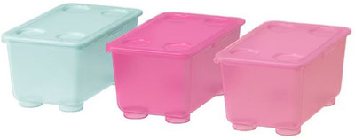 IKEA Polypropylene Utility Container  - 500 ml(Pack of 3, Multicolor)