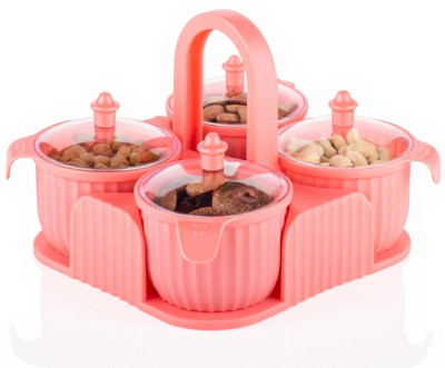 senoprime Plastic Utility Container  - 500 g(Pink)