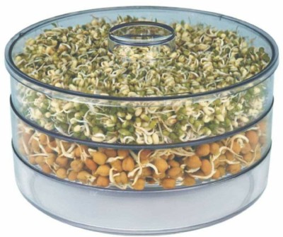 Aryamurti Plastic Sprout Maker  - 3000 ml(Clear)