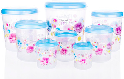 Raghunandan Plastic Utility Container  - 1000 ml, 2000 ml, 3000 ml, 5000 ml, 7000 ml, 10000 ml(Pack of 6, Blue)