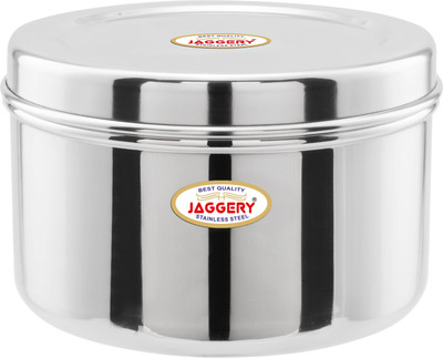 JAGGERY Steel Grocery Container  - 3500(Silver)