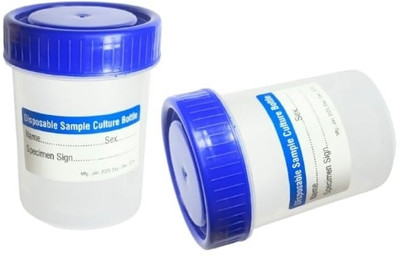 Wexon Plastic Utility Container  - 50 ml(Pack of 20, White, Blue)
