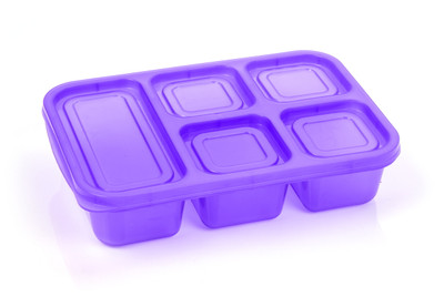 2Mech Plastic Fridge Container  - 1000 ml(Violet)