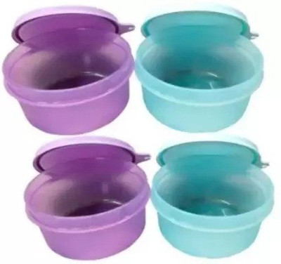 TUPPERWARE Polypropylene Utility Container  - 200 ml(Pack of 4, Purple, Blue)
