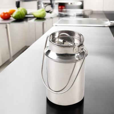 Bravity Steel Milk Container  - 500 ml(Silver)