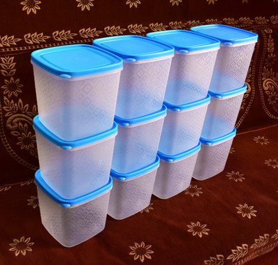 Loknath Plastic Utility Container  - 4000 ml(Pack of 12, Blue)