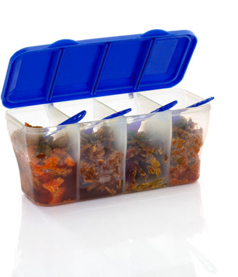 hitu Plastic Fridge Container  - 1800 ml(Blue)