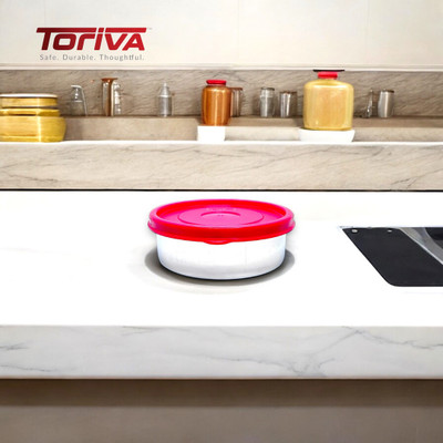 TORIVA Stainless Steel Utility Container  - 250 ml(Red)