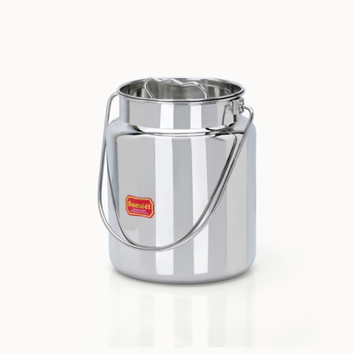 Sumeet Steel Milk Container  - 6000 ml(Silver)