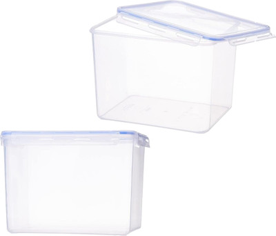Nabhya Plastic Grocery Container  - 10800 ml(Pack of 2, White)