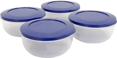Flipkart SmartBuy Plastic Utility Container  - 900 ml(Pack of 4, Blue)