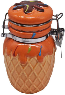 Kookee Ceramic Utility Container  - 100 ml(Orange)