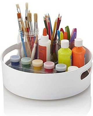 Red Champion Plastic Grocery Container  - 1000 ml(White)