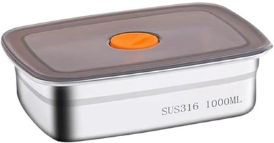 REVATAKG Stainless Steel Fridge Container  - 1200 ml(Silver)