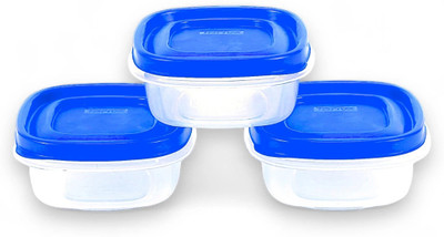 Toriiva Plastic, Polypropylene Utility Container  - 300 ml(Blue, Clear)
