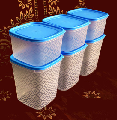 Loknath Plastic Utility Container  - 2000 ml, 1350 ml(Pack of 6, Blue)