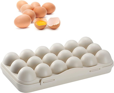 daesgesage Plastic Egg Container  - 1.5 dozen(Multicolor)